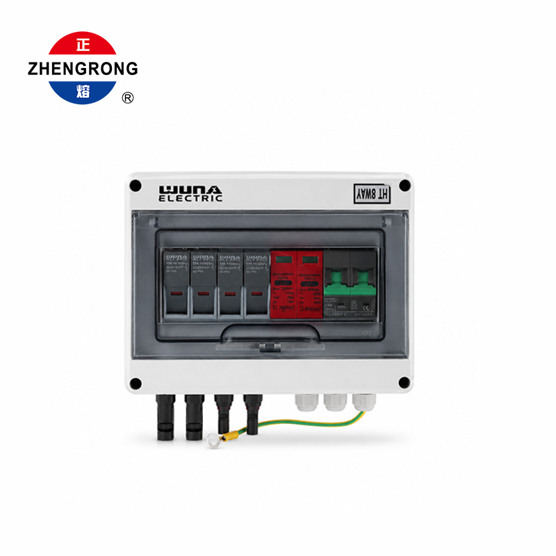 CE-sertifisert 2-strengs PV DC kombiboks