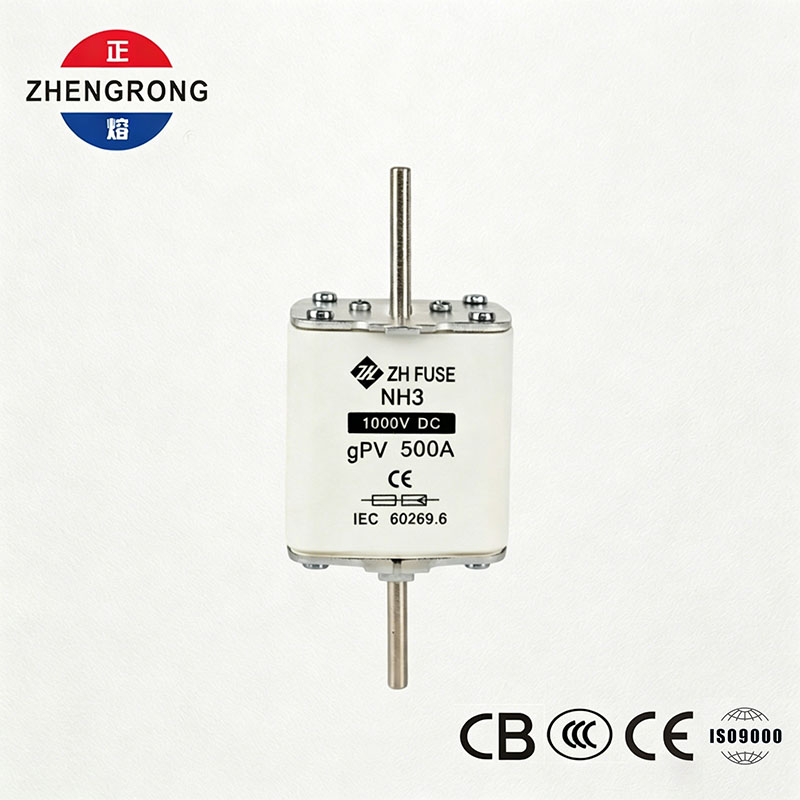 NH3 1000V DC 500A gPV-sikring for solcelleanlegg