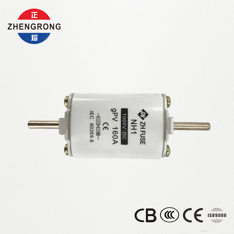 PV DC Sikring NH1 160A 1000V | CE & IEC 60269.6 Godkjent for solcellepaneler