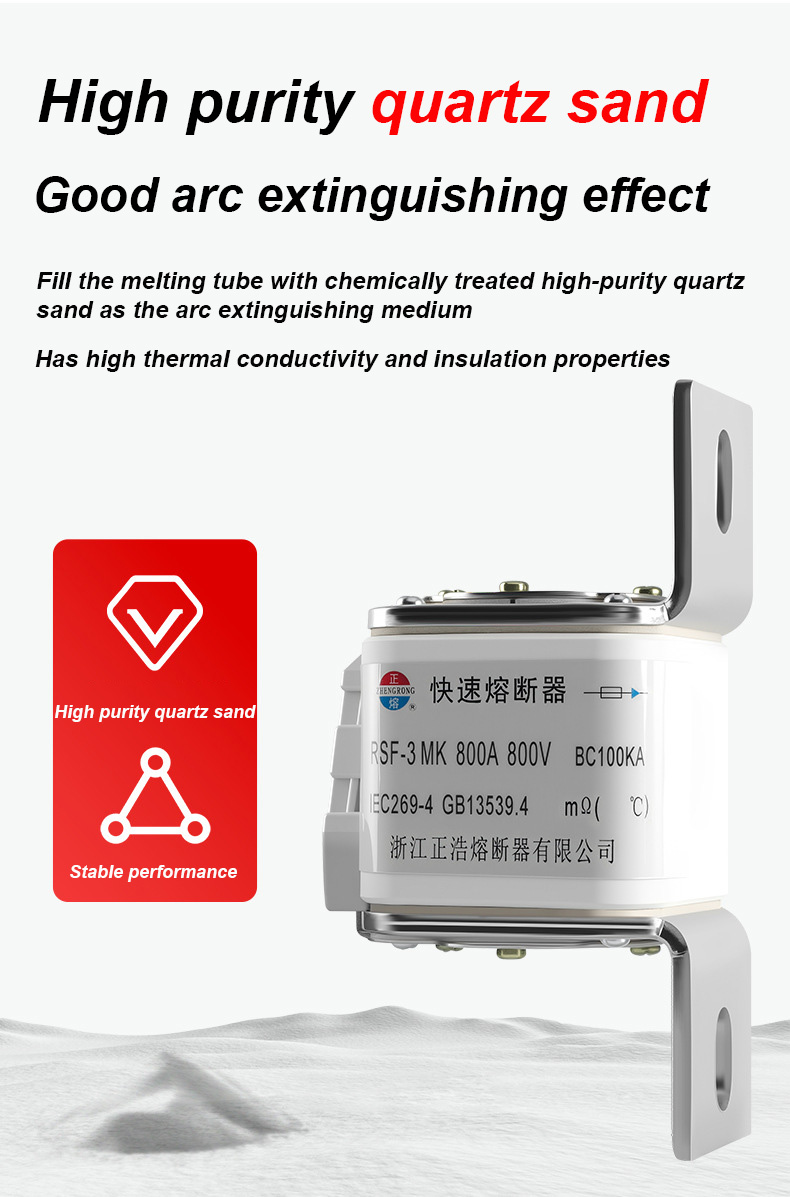 RSF-3MK 800V-800A BC100KA sikring Linker