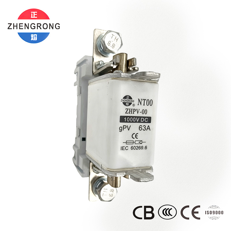 ZHPV-00 63A 1000V DC fotovoltaisk beskyttelsessikring - CE-sertifisert